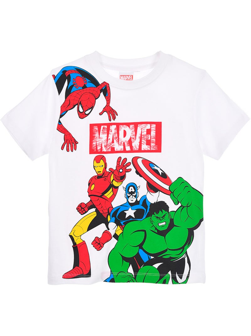 T-shirt Avengers  | Licence Officielle Blanc - Kiabi