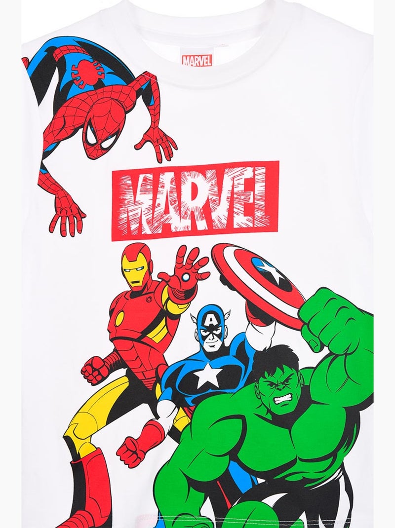 T-shirt Avengers  | Licence Officielle Blanc - Kiabi