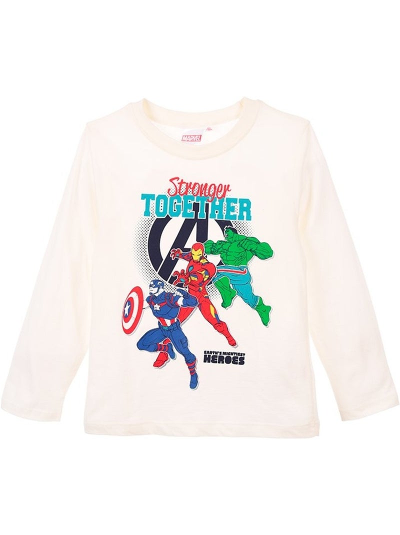 T-Shirt Avengers| Licence Officielle Blanc - Kiabi