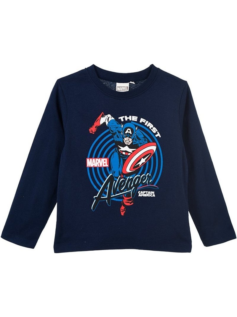 T-Shirt Avengers| Licence Officielle Bleu marine - Kiabi