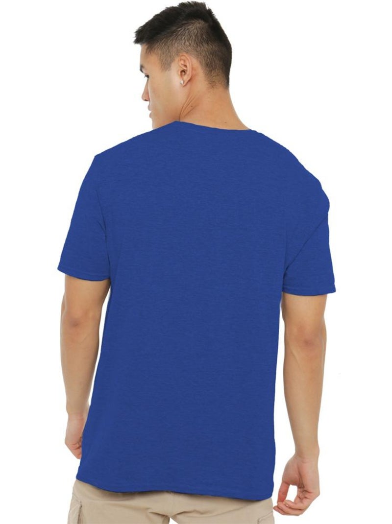 T-shirt awesome - garfield Bleu roi - Kiabi