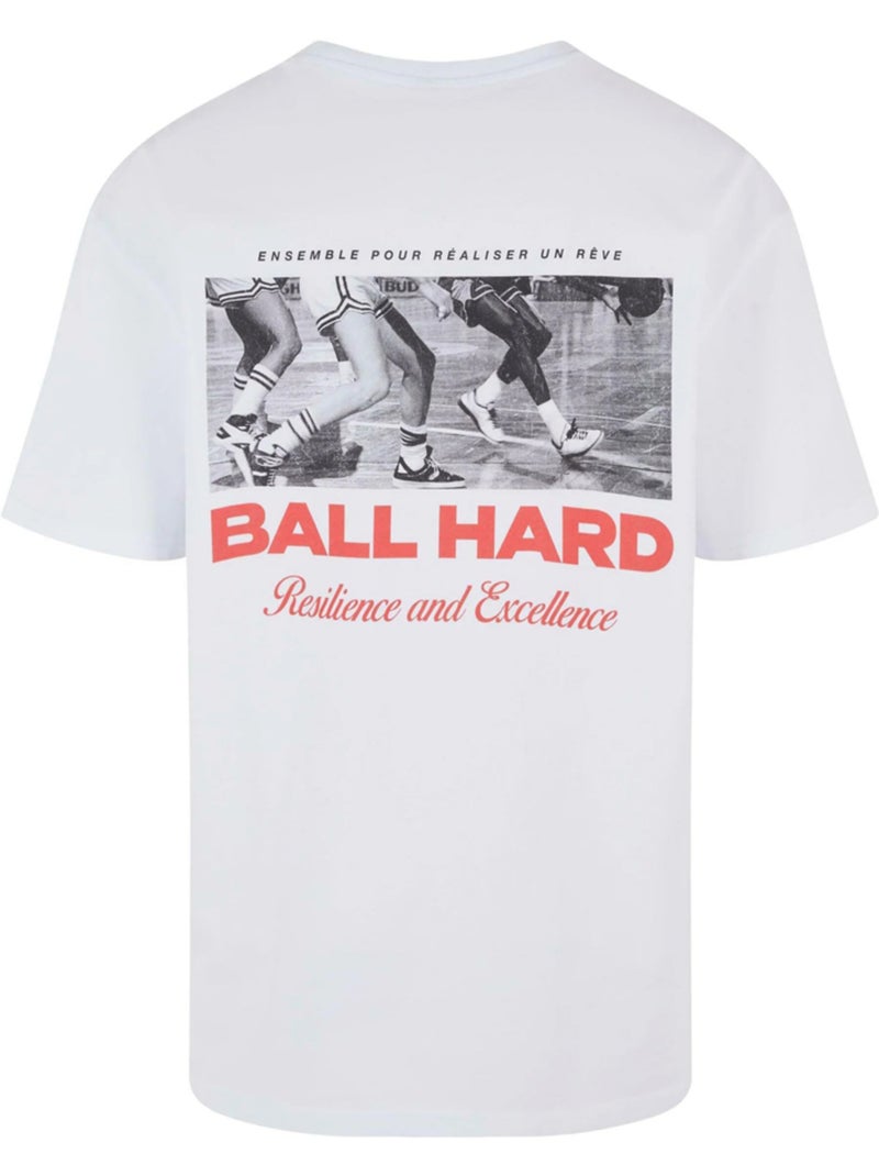 T-shirt ball hard - mister tee Blanc - Kiabi