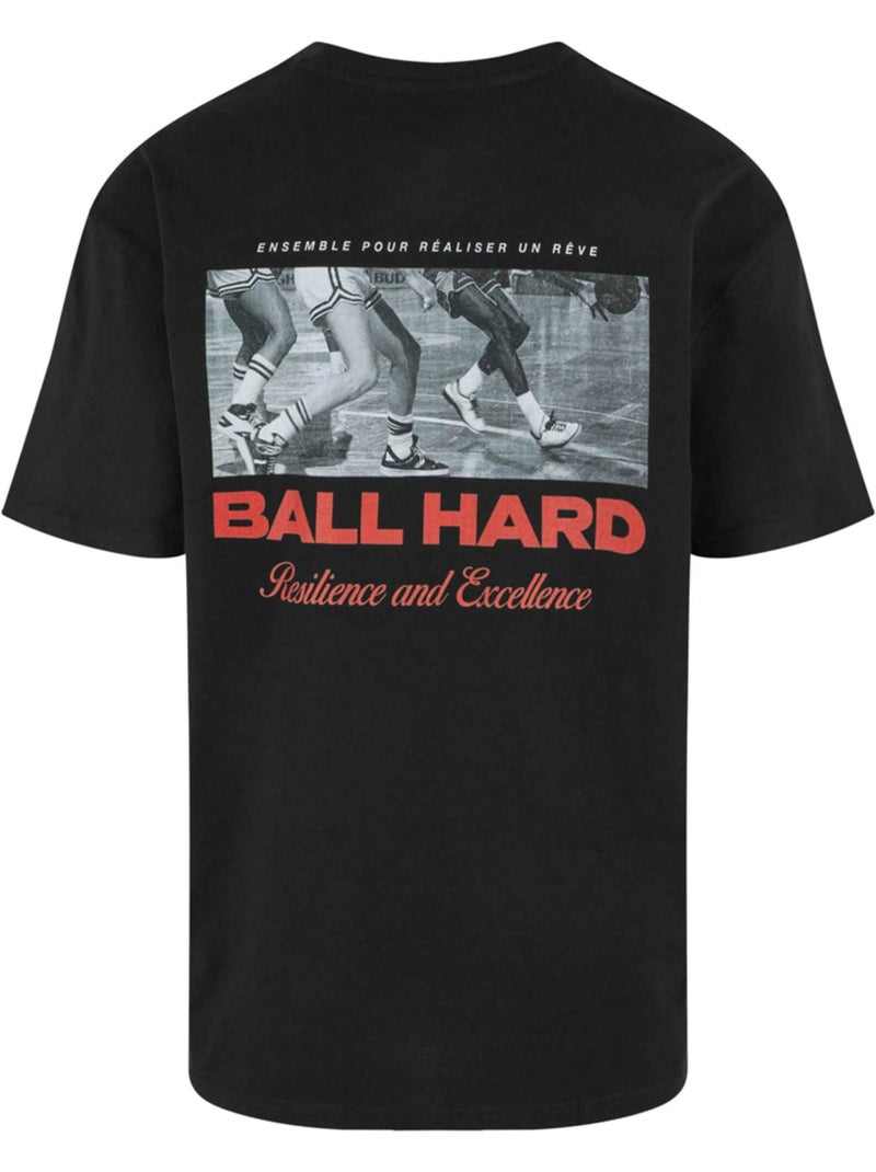 T-shirt ball hard - mister tee Noir - Kiabi