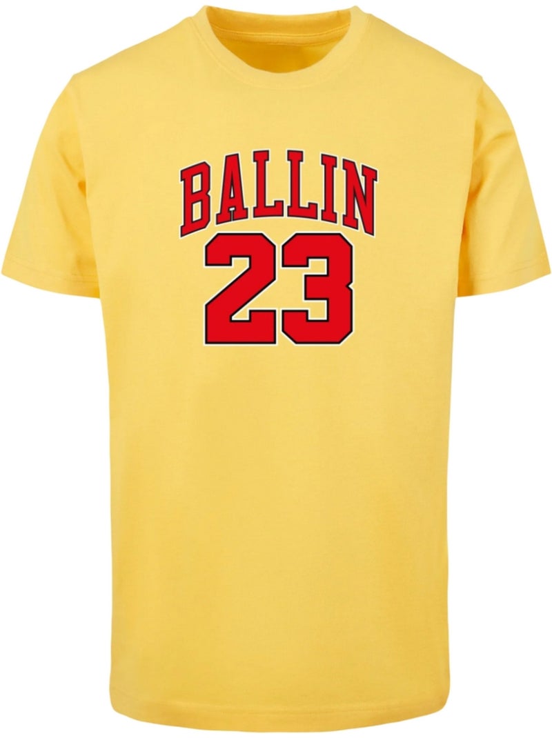 T-shirt ballin - mister tee Jaune - Kiabi
