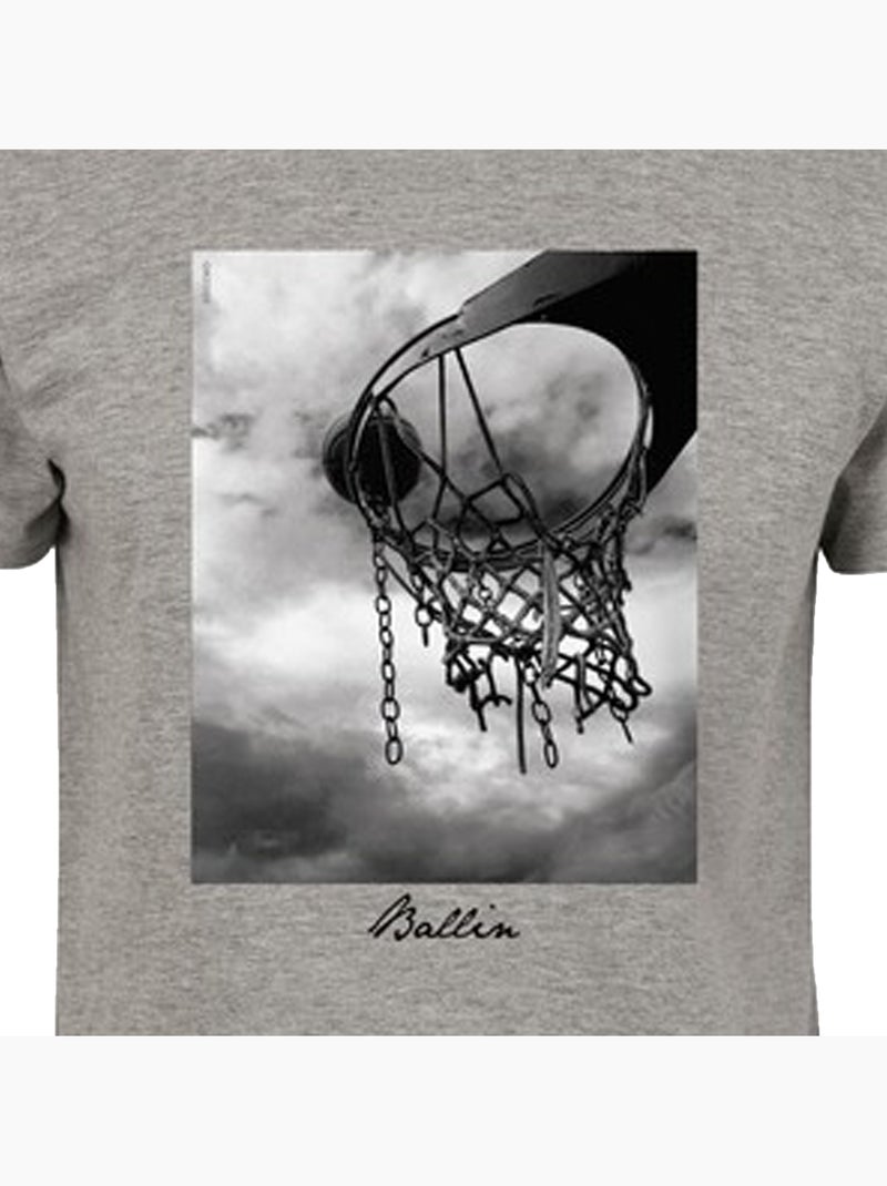 T-shirt ballin 2.0 - mister tee Gris chiné - Kiabi
