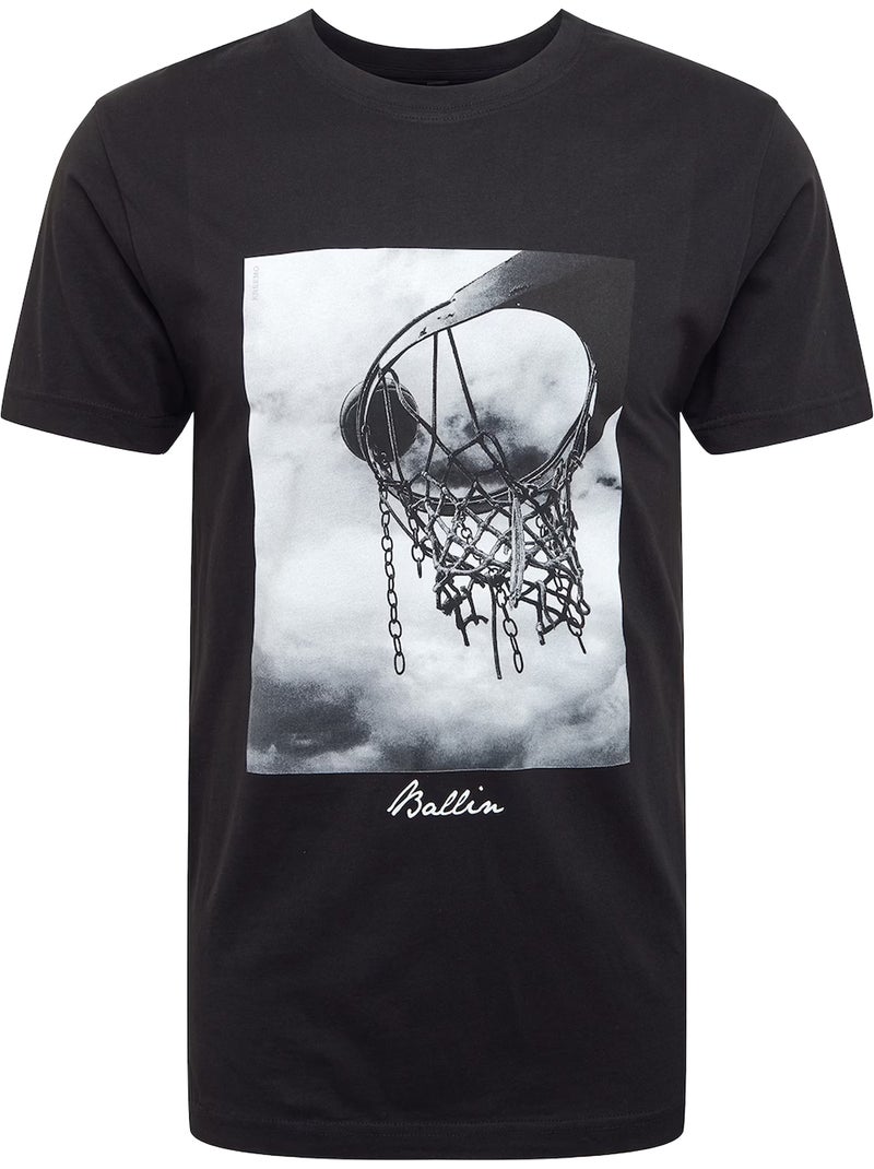 T-shirt ballin 2.0 - mister tee Noir - Kiabi