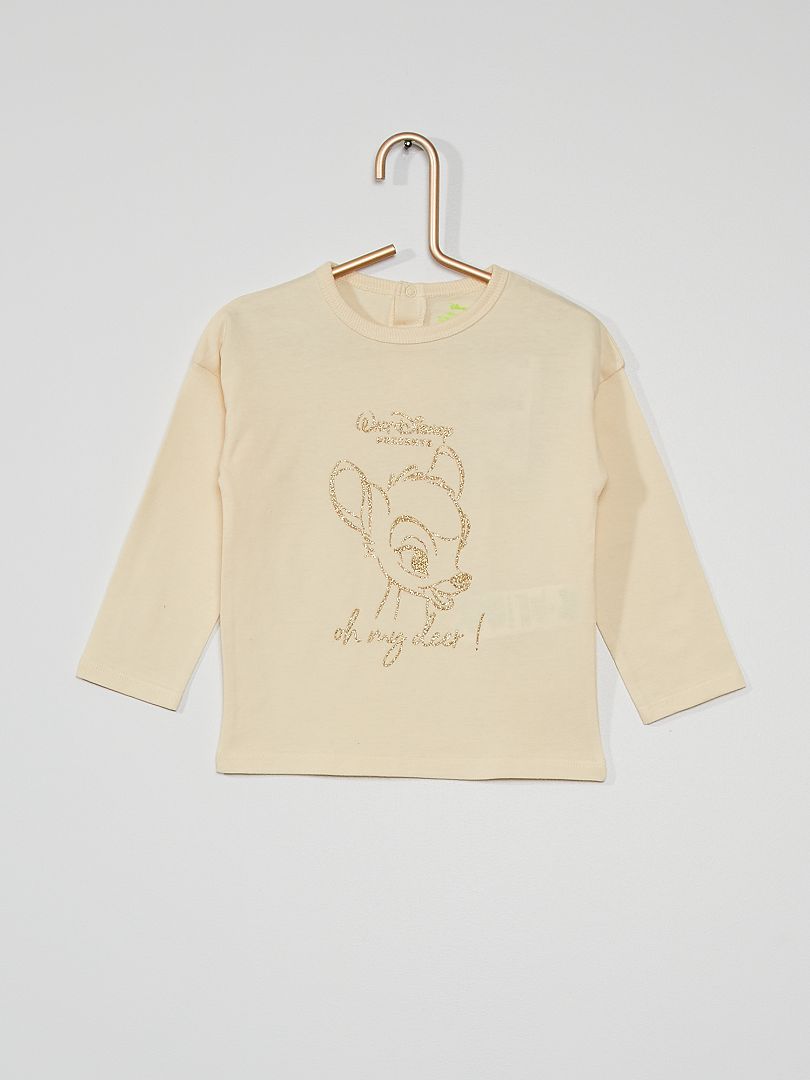 T-shirt  'Bambi' blanc - Kiabi