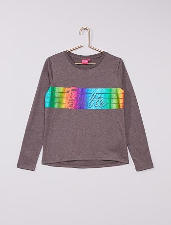 T-shirt 'Barbie' arc-en-ciel