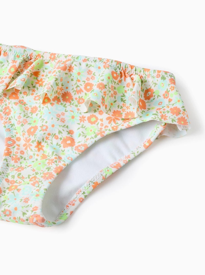 T-shirt + Bas de Bikini UPF80 Orange - Kiabi