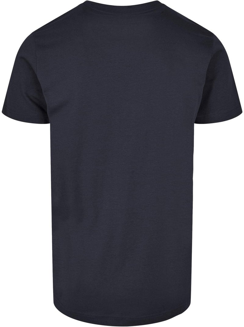 T-shirt basic - build your brand Bleu marine - Kiabi