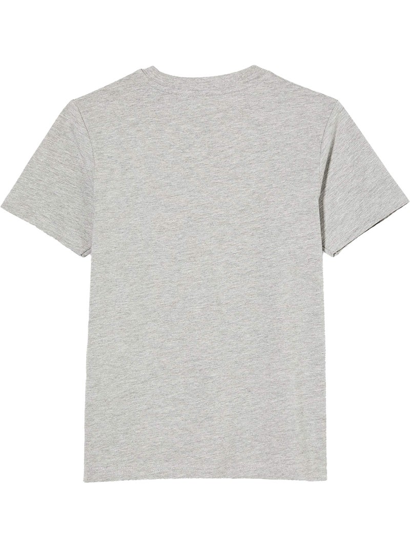 T-shirt basic - build your brand Gris chiné - Kiabi