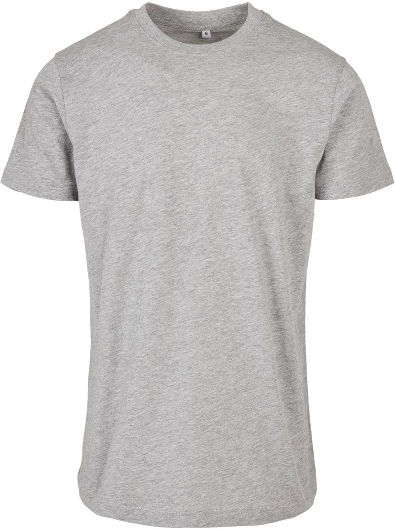 T-shirt basic - build your brand Gris chiné - Kiabi