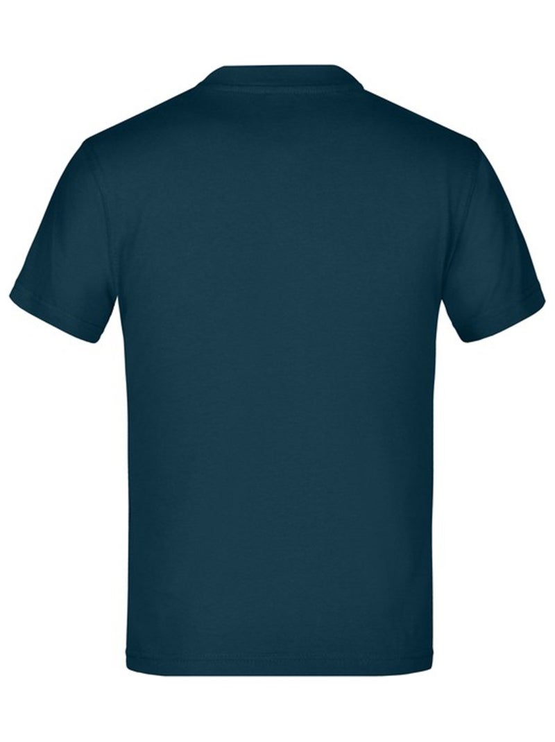 T-shirt basic - james and nicholson Bleu pétrole - Kiabi