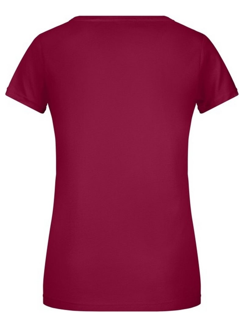 T-shirt basic - james and nicholson Bordeaux - Kiabi