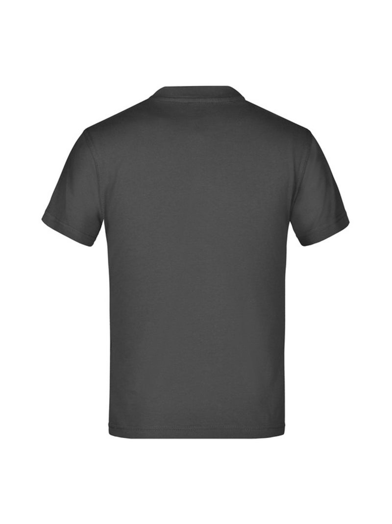 T-shirt basic - james and nicholson Gris Gris - Kiabi
