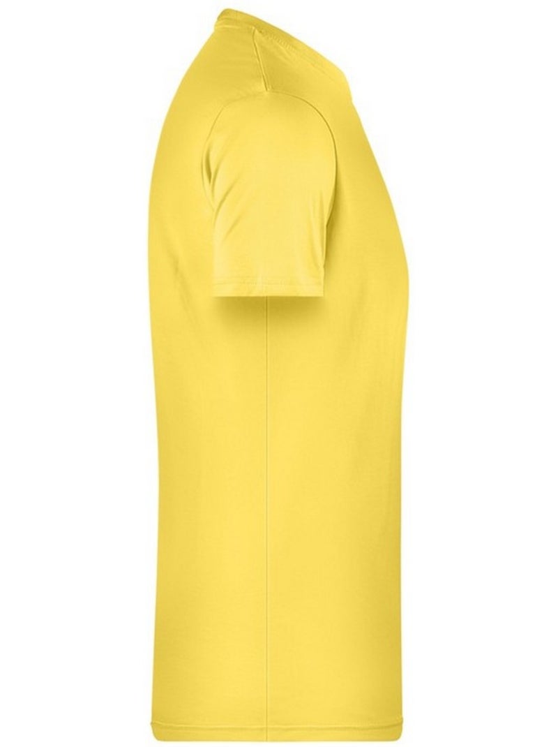 T-shirt basic - james and nicholson Jaune - Kiabi