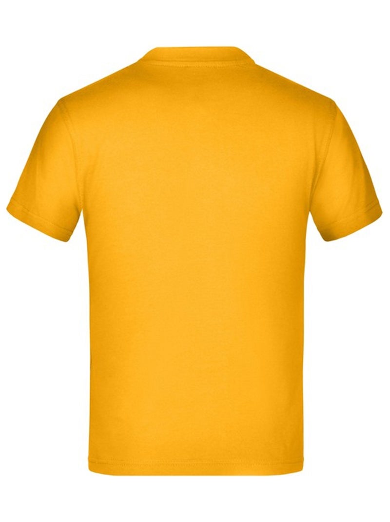 T-shirt basic - james and nicholson Jaune or - Kiabi