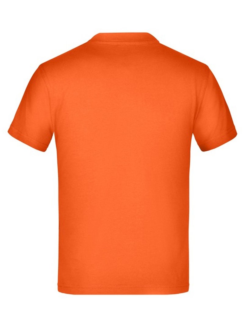 T-shirt basic - james and nicholson Orange clémentine - Kiabi