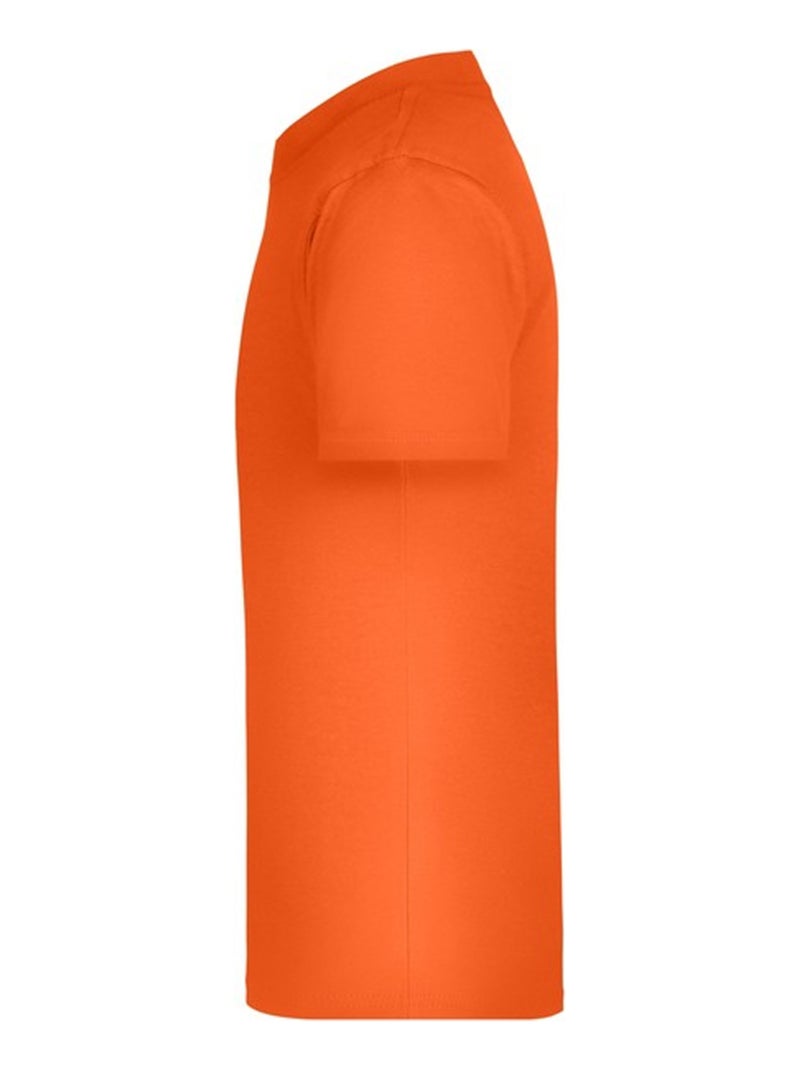 T-shirt basic - james and nicholson Orange clémentine - Kiabi