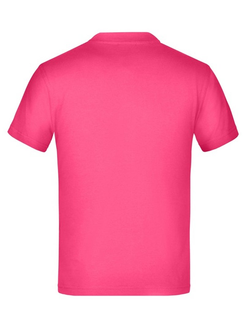 T-shirt basic - james and nicholson Rose fushia - Kiabi