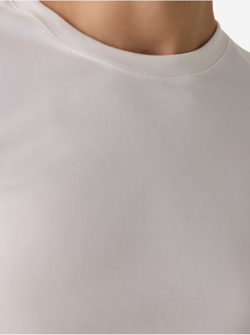 T-shirt basic coupe regular penti Blanc - Kiabi