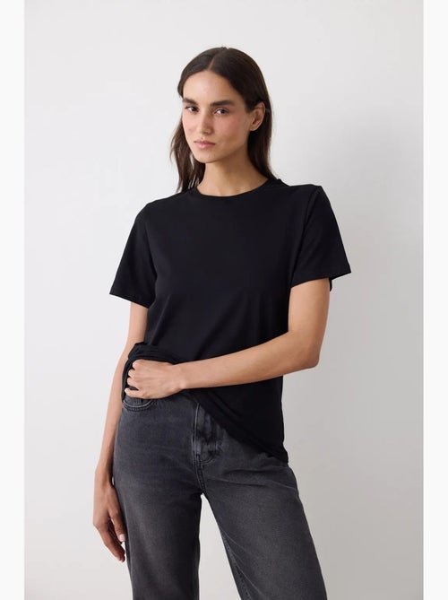 T-shirt basic coupe regular penti - Kiabi T-shirt basic coupe regular penti - Kiabi