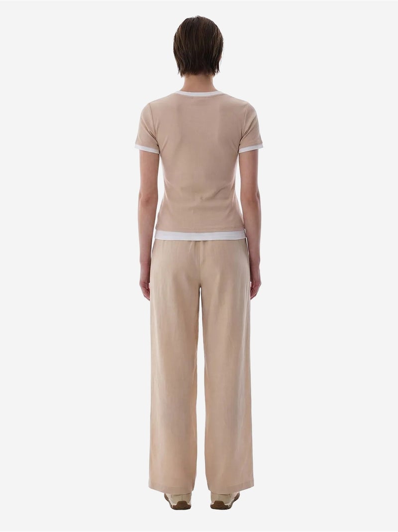 T-shirt basic layer penti Beige argile - Kiabi