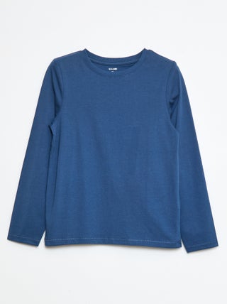 T-shirt basique à manches longues