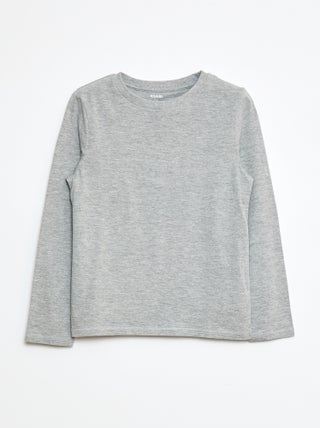 T-shirt basique à manches longues