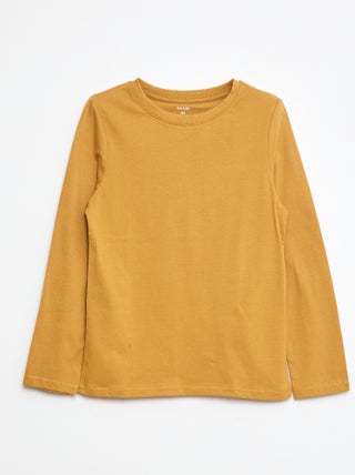 T-shirt basique à manches longues