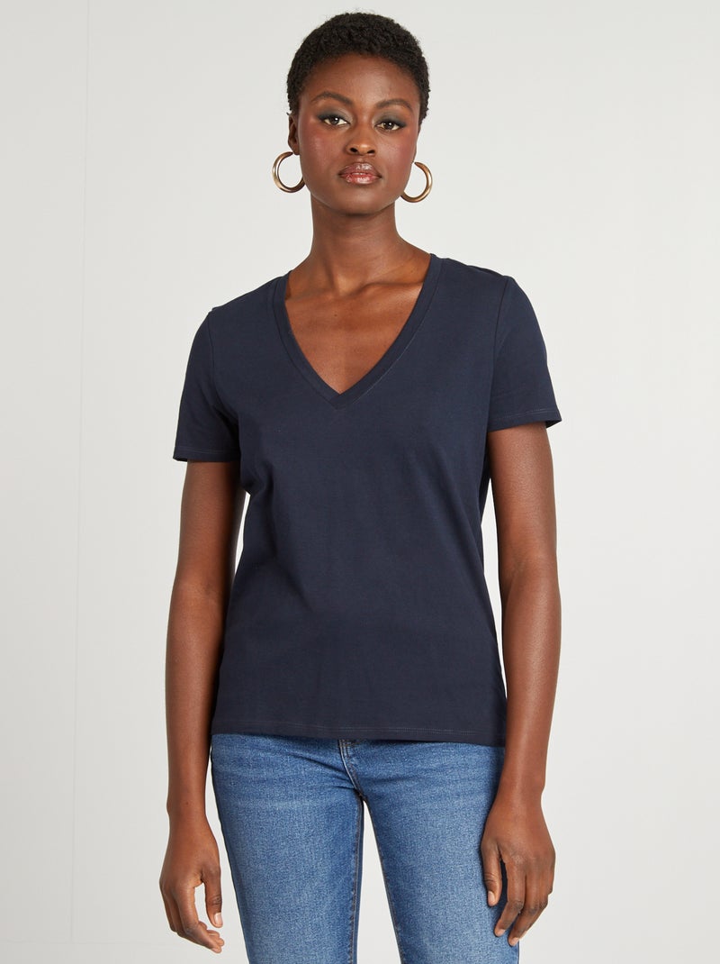 T-shirt Ariat Femme Bleu Marine, Manches Courtes - Taille S