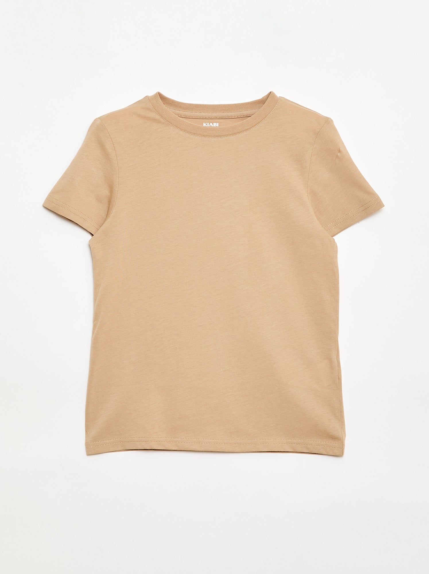 T-shirt basique en jersey uni
