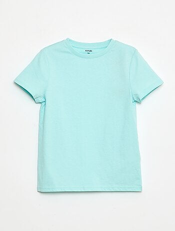 T-shirt basique en jersey uni