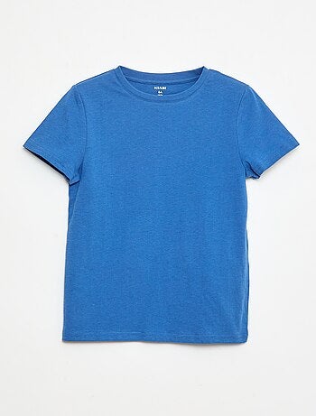 T-shirt basique en jersey uni