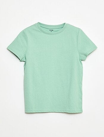 T-shirt basique en jersey uni