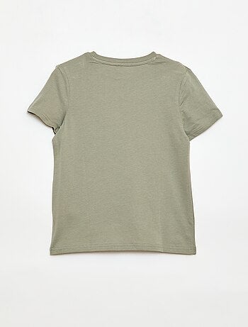 T-shirt basique en jersey uni