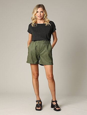 T-shirt basique fantaisie 'Deeluxe'