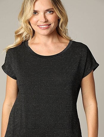 T-shirt basique fantaisie 'Deeluxe'