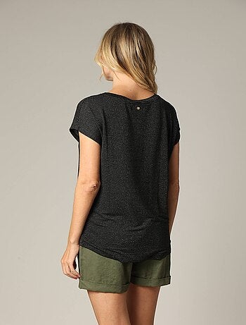 T-shirt basique fantaisie 'Deeluxe'