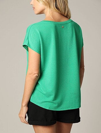 T-shirt basique fantaisie 'Deeluxe'