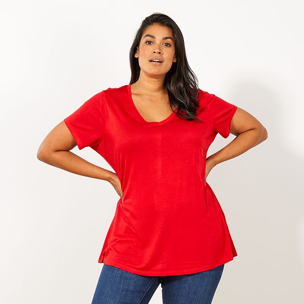 t shirt femme rouge