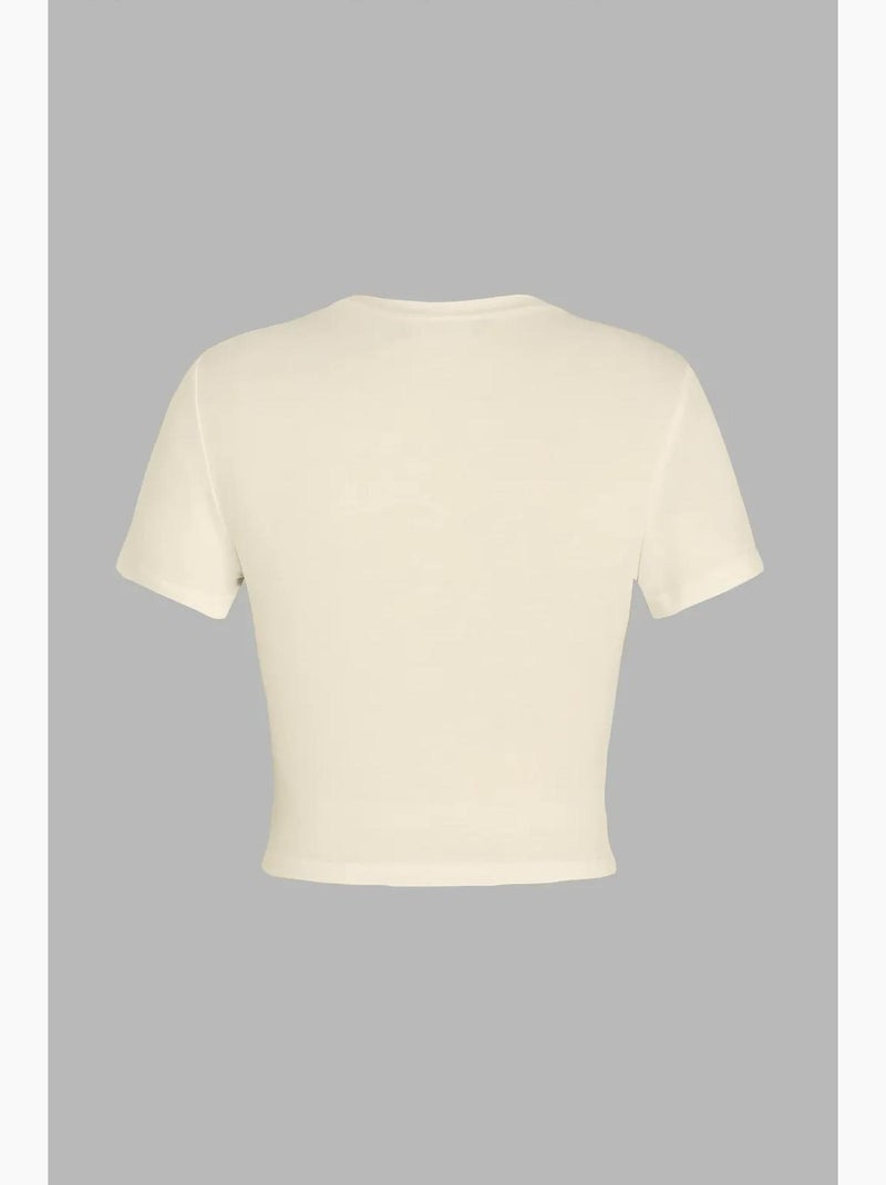 T-shirt basique hiccup Beige naturel - Kiabi