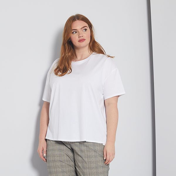 t shirt basique blanc femme