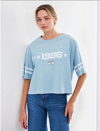 T-shirt basique surdimensionné imprimé bdart