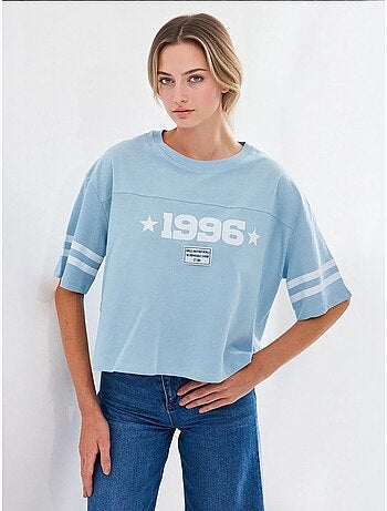 T-shirt basique surdimensionné imprimé bdart