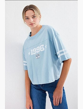 T-shirt basique surdimensionné imprimé bdart