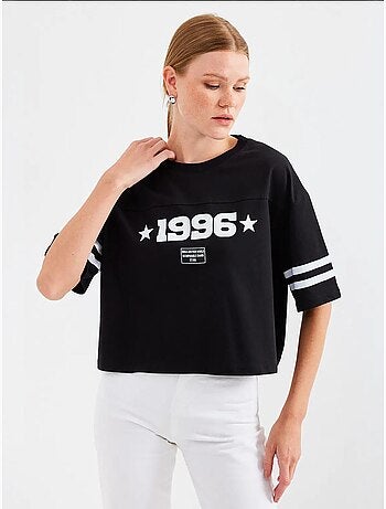 T-shirt basique surdimensionné imprimé bdart