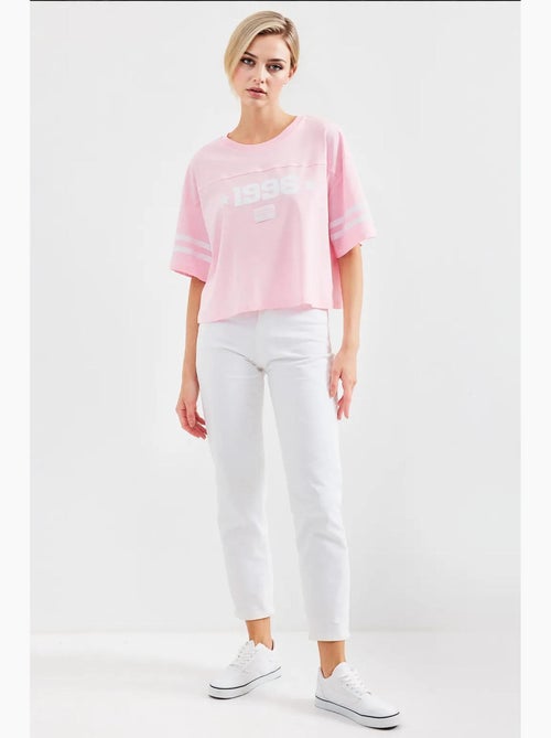 T-shirt basique surdimensionné imprimé bdart - Kiabi T-shirt basique surdimensionné imprimé bdart - Kiabi
