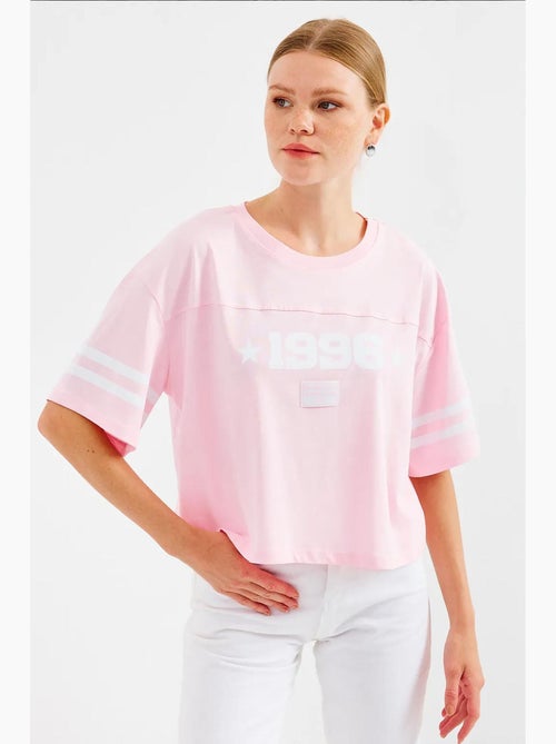 T-shirt basique surdimensionné imprimé bdart - Kiabi T-shirt basique surdimensionné imprimé bdart - Kiabi