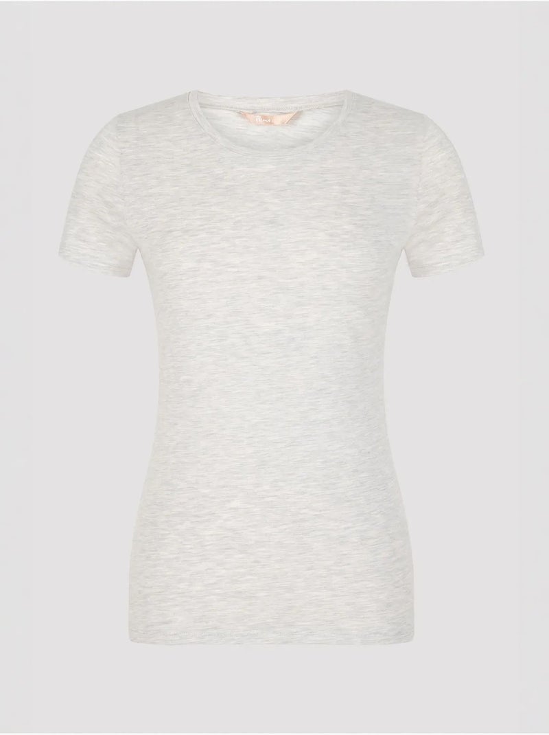 T-shirt basique warm touch penti Gris clair - Kiabi